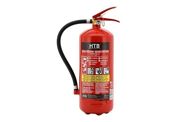 Prenosný hasiaci prístroj práškový 6kg HTB